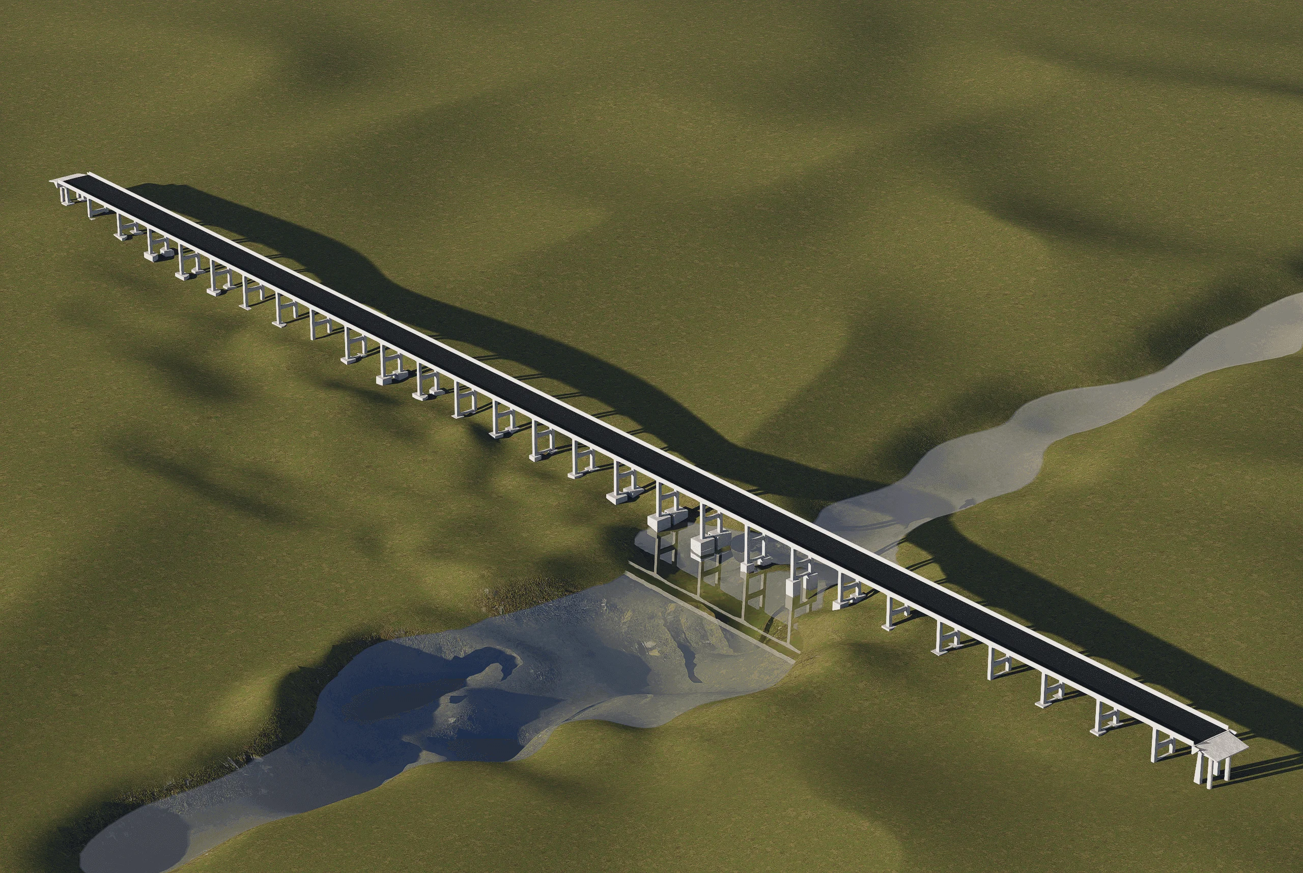 Puente de 414 m